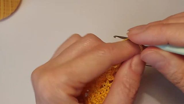 18-й ряд Рельефная салфетка крючком смотреть онлайн