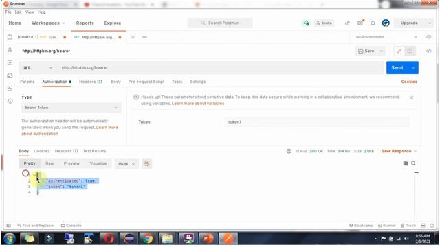 HTTP headers: Authorization header | Web Services Tutorial смотреть онлайн