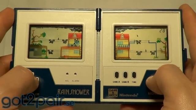 RAIN SHOWER LP-57 - Nintendo Game & Watch смотреть онлайн