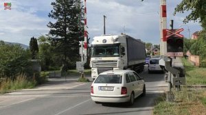 Železniční přejezd Štramberk (vlečka) - 8.8.2022 / Czech railroad crossing