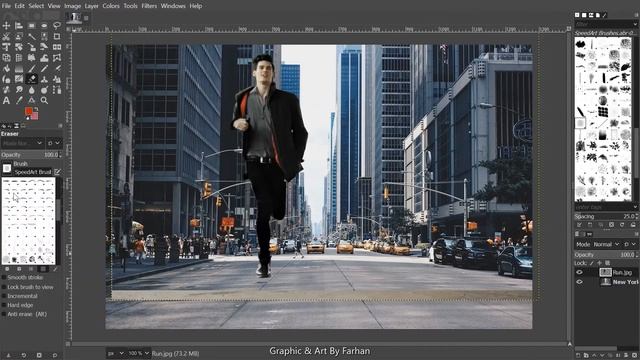 How to add a Super Speed effect | Gimp Tutorial смотреть онлайн