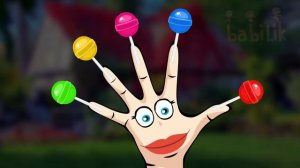 Spiderman Ball Lollipops Learn Colors Finger Family Song | Nursery Rhymes