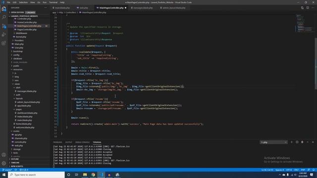 Laravel Portfolio Project [Part 8] - Laravel Update Data (Bangla) смотреть онлайн