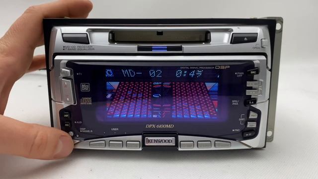 2000s Kenwood DPX-6100MD Car CD MD Mini Disc Radio Player - For Sale смотреть онлайн