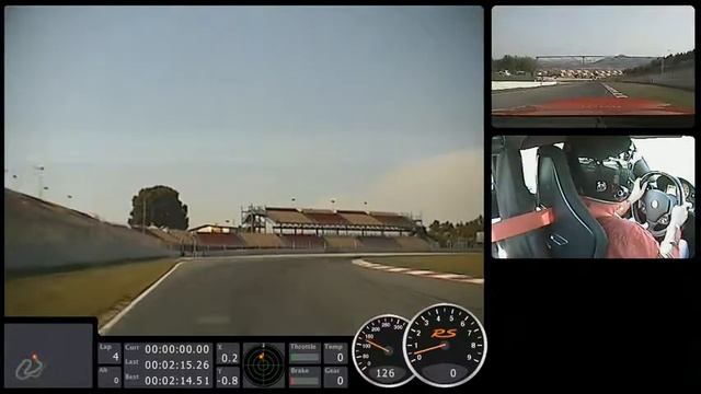 Fastest Lap with a Ferrari 599 GTO in Montmelo GP Barcelona смотреть онлайн