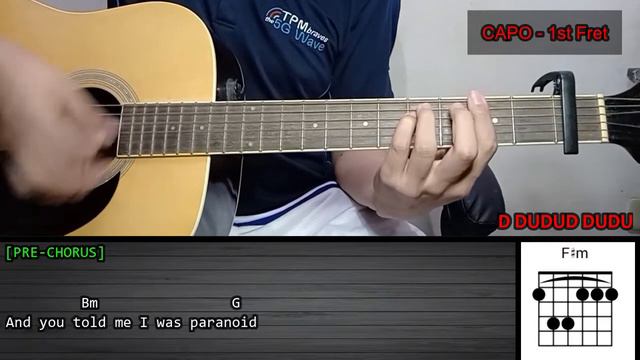 Olivia Rodrigo – TRAITOR | Guitar Tutorial | LYRICS and CHORDS | Cover смотреть онлайн