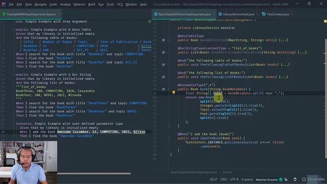 Complete Course of Cucumber for Java: User Defined Parameter Types смотреть онлайн