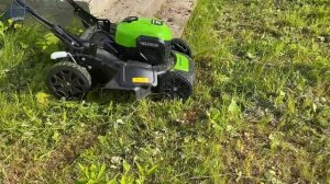 ЛУЧШАЯ ЖЕНСКАЯ ПОКУПКА ПРОШЛОГО ГОДА - Газонокосилка GREENWORKS GD40LM46SP Аккумуляторная Самоходна