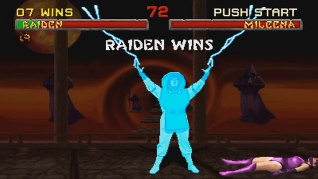 Mortal Kombat 2 in HD: Raiden on Very Hard playthrough смотреть онлайн