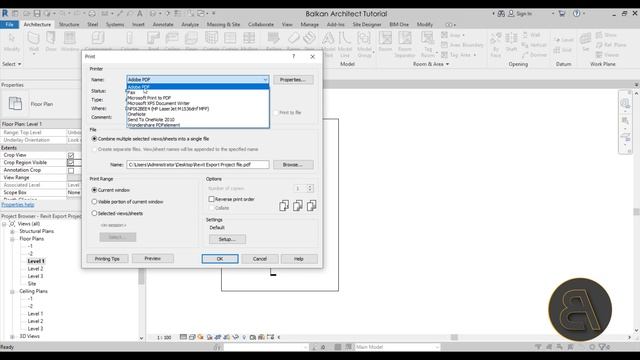 Exporting from Revit Tutorial (images, video, excel, navis, DWG, PDF, IFC, JPG..) смотреть онлайн