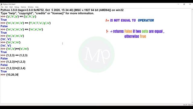 #63 Python Operators on Sets In Telugu [2022] | Python Sets | Python Telugu Tutorial смотреть онлайн