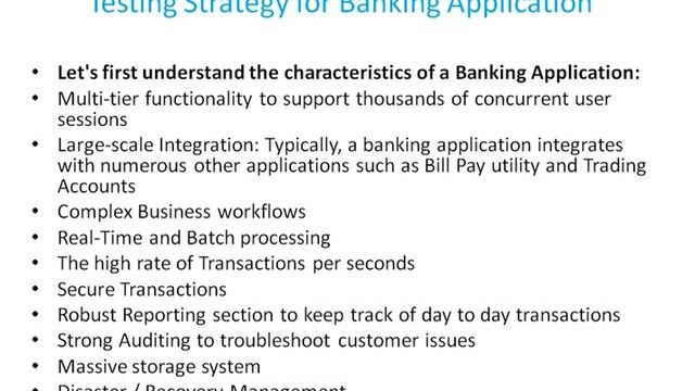 Banking domain knowledge for software tester and software developer смотреть онлайн