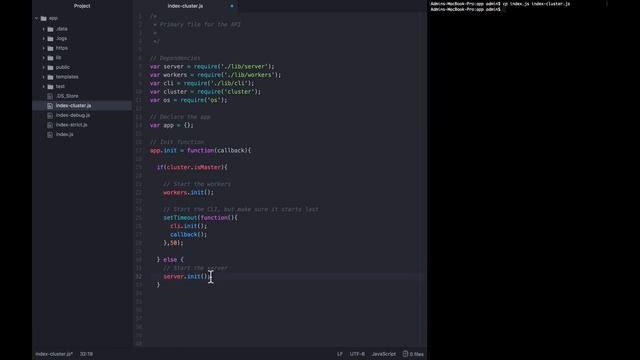 Using a Cluster | The Node.js Master Class: Section 7, Lecture D смотреть онлайн
