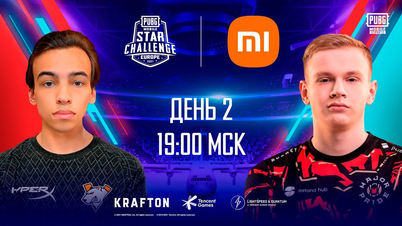 [RU] PUBG MOBILE Star Challenge Europe OnTop и Nerzul Europe День 2 | Xiaomi | PMSC 2021 смотреть онлайн