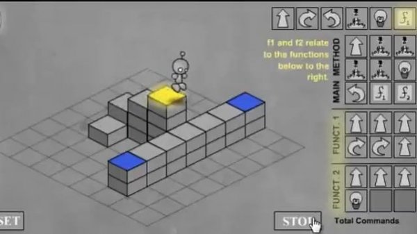 Light-bot levels 1, 2, 3, 4, 5, 6, 7, 8, 9 playthrough - how to do the levels