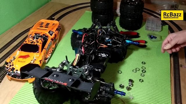 МОНСТРТРАК HSP BIZON Установка хексов