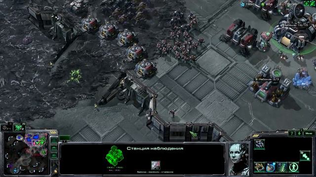 Играем в Starcraft II #2 - Лунная колония [Против ИИ 2x2] смотреть онлайн