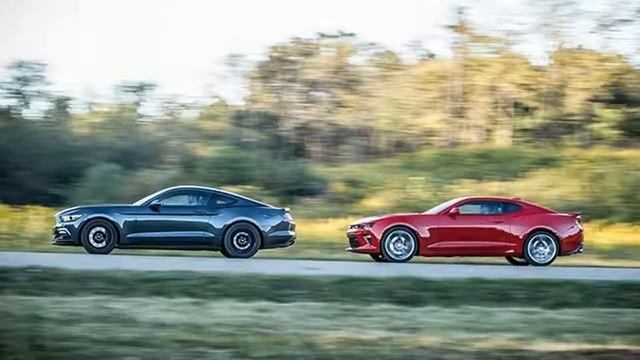 Look Chevrolet Camaro SS Vs Ford Mustang GT Comparison