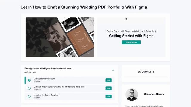 Learn How to Craft a Stunning Wedding PDF Portfolio With Figma смотреть онлайн