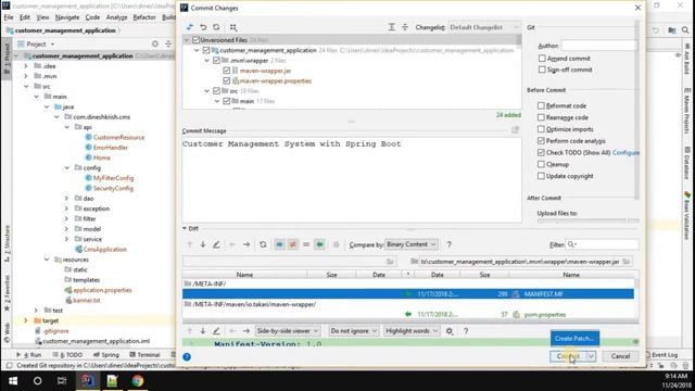 #28 Spring Boot Tutorial - Committing and Pushing the Code to Repo смотреть онлайн
