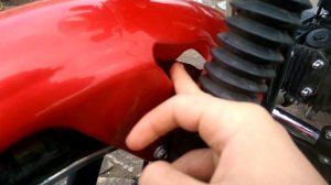 Модернизация переднего КРЫЛА на  МОПЕДЕ АЛЬФА