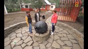 Сфера для костра, чаша для огня Ежик для дачи