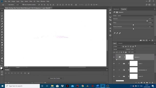 Matte Painting Tips: How to match blacks in Photoshop смотреть онлайн