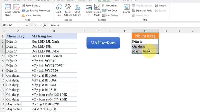 Cách tạo danh sách Combobox phụ thuộc lẫn nhau trong Userform của VBA Excel смотреть онлайн