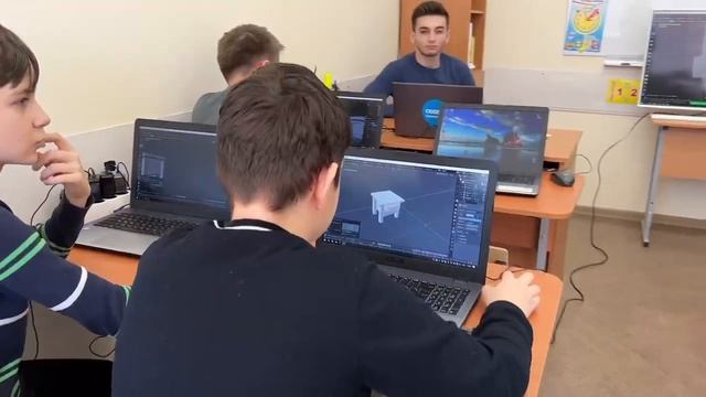 Занятие в группе "3D моделирование Blender" смотреть онлайн