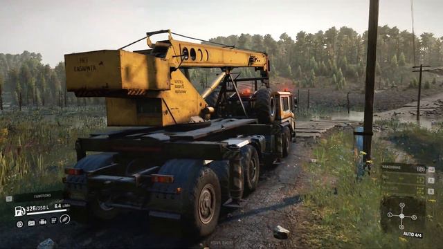 SnowRunner - Azov 73210 Crane Truck смотреть онлайн