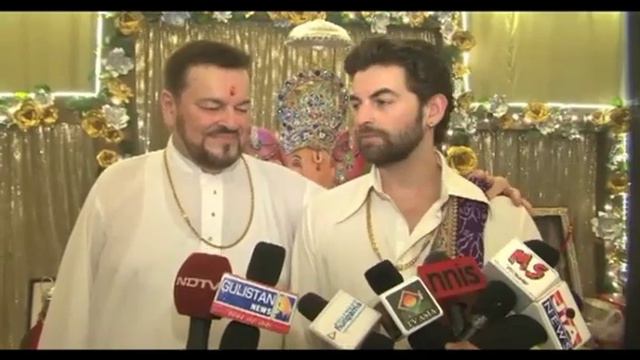Neil Nitin Mukesh Brings Home Lord Ganpati