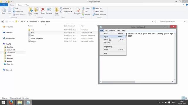 How To Make A Minecraft Spigot Server [1.8.9] [1.8] смотреть онлайн