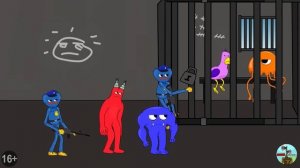 САД БАНБАНА ПОПАЛ В ТЮРЬМУ! GARTEN OF BANBAN Мультик Анимация