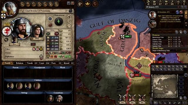 ВОТ И СКАЗОЧКЕ КОНЕЦ, А КТО СЛУШАЛ... - Пруссы #3 - CK2+ [Crusader Kings II] смотреть онлайн