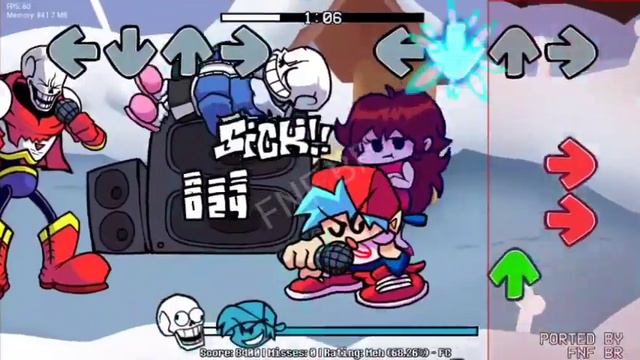 FNF VS The Great Papyrus Android Port - FNF MODS смотреть онлайн