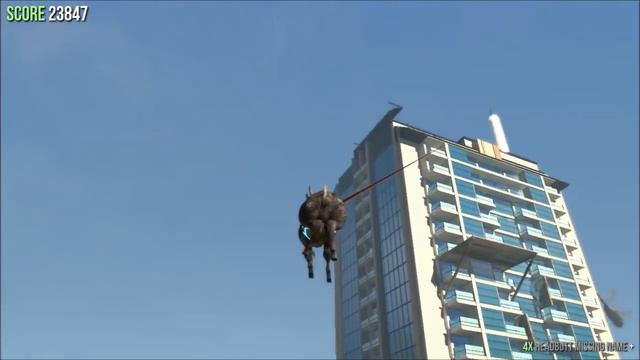 Heavy plays Goat Simulator смотреть онлайн
