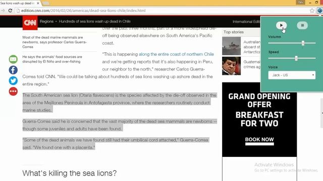 [countdown.news] - Speak Content chrome extension #TextToSpeech #ReadText смотреть онлайн