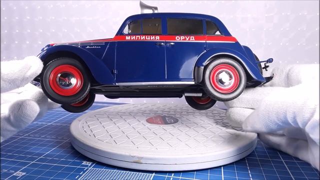 Москвич 400-420М " Милиция ОРУД"?️I-Scale?️Обзор масштабной модели 1:18 смотреть онлайн