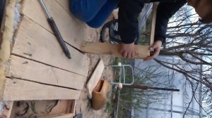 Корч из досок