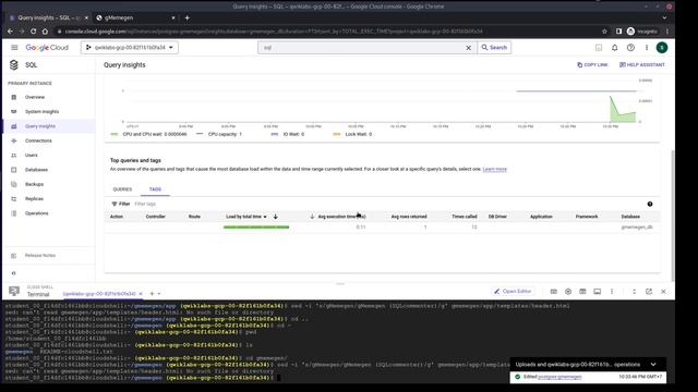 GSP921 Cloud SQL for PostgreSQL Database Observability and Tuning смотреть онлайн