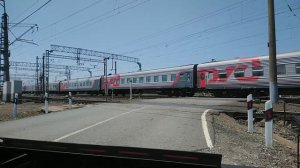 Первая "БСка" на канале! ТЭП70БС-154 с пассажирским поездом № 407 Адлер-Челябинск