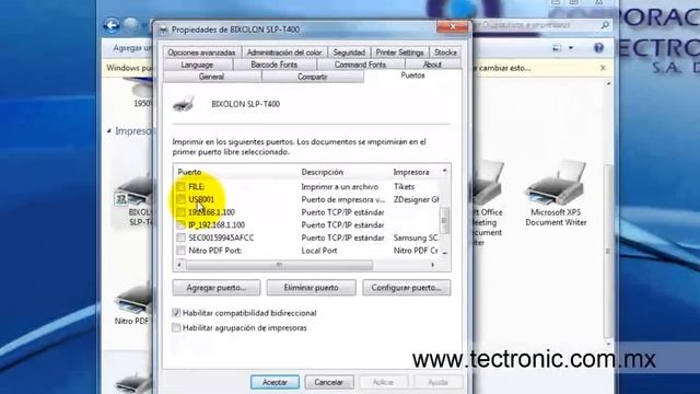 Cómo configurar Puerto USB para impresora de Etiquetas смотреть онлайн