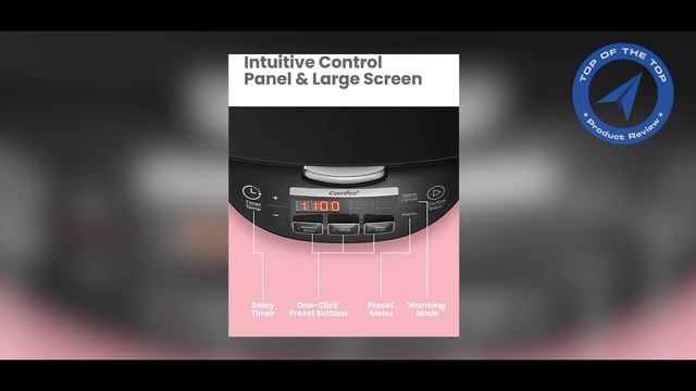 Comfee Programmable Multi Cooker with Auto Keep Warm Functions смотреть онлайн