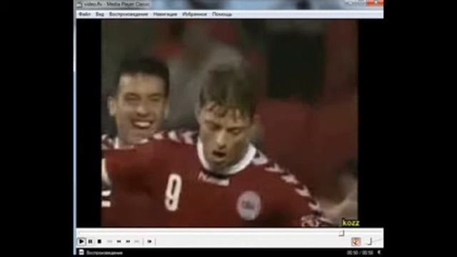 ЧМ 2002 Дания 2 1 Уругвай Томассон смотреть онлайн