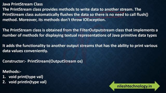 Java DataOutputStream | DataInputStream | PrintStream | Character Stream смотреть онлайн