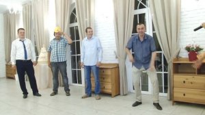 Смешной конкурс на свадьбе. Строители