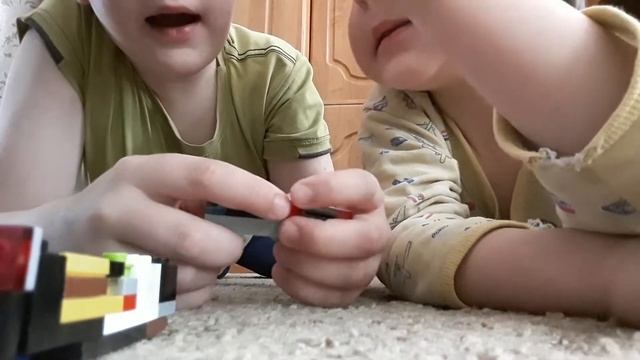 Как сделать машинку и прицеп из лего смотреть онлайн