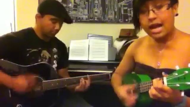 I Heard Love is Blind - Amy Winehouse (guitar/ukulele cover) смотреть онлайн