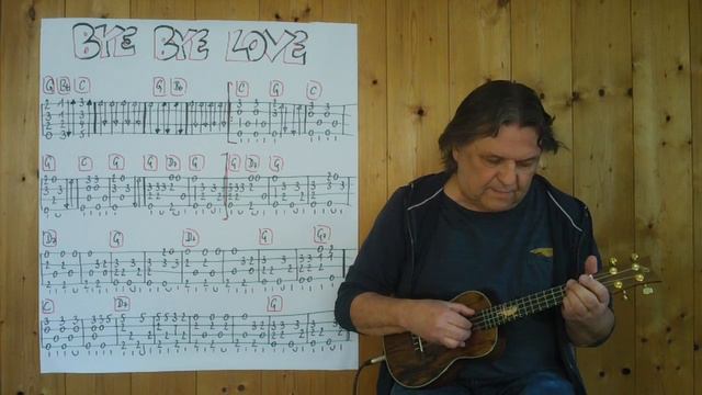 Fingerstyle UKULELE Lesson #341: BYE BYE LOVE (The Everly Brothers) смотреть онлайн