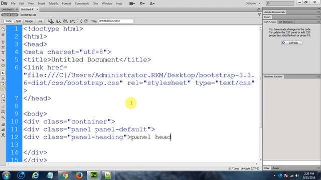 Bootstrap Panels смотреть онлайн